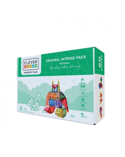 Cleverclixx magnetische tegels - Original pack intense 60 stuks