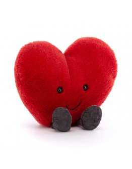 Jellycat knuffel hart Amuseable heart red - Uit collectie