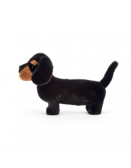 Jellycat knuffel hond teckel Freddie Sausage dog small