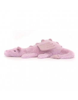 Jellycat knuffel draak Lavender Dragon Medium