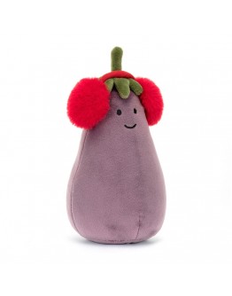 Jellycat Kerstknuffel Christmas Toastie Vivacious Red Aubergine