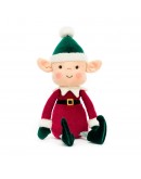 Jellycat Kerst knuffel Eldo de elf