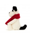 Jellycat Kerstknuffel Bashful Christmas Winter Puppy