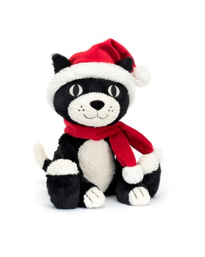 Jellycat Kerstknuffel Christmas Jellycat Jack the cat