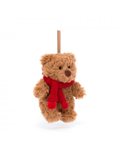 Jellycat Kerstknuffel deco - Bartholomew Bear Decoration Christmas