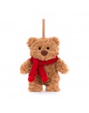 Jellycat Kerstknuffel deco - Bartholomew Bear Decoration Christmas