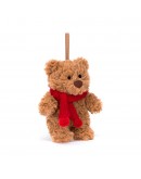 Jellycat Kerstknuffel deco - Bartholomew Bear Decoration Christmas