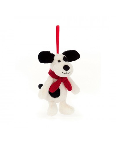 Jellycat Kerstknuffel deco - Bashful Puppy dog Decoration Christmas