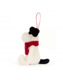 Jellycat Kerstknuffel deco - Bashful Puppy dog Decoration Christmas