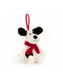 Jellycat Kerstknuffel deco - Bashful Puppy dog Decoration Christmas