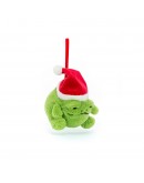 Jellycat Kerstknuffel deco - Ricky Rain Frog Decoration Christmas