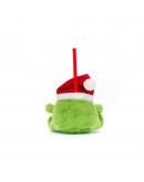 Jellycat Kerstknuffel deco - Ricky Rain Frog Decoration Christmas