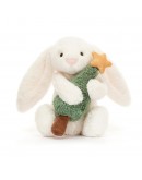 Jellycat Kerst knuffel  Bashful Bunny with Christmas Tree