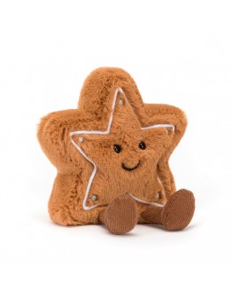 Jellycat Kerstknuffel Amuseables Star Cookie 