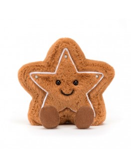 Jellycat Kerstknuffel Amuseables Star Cookie 