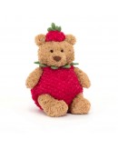 Jellycat knuffel Bartholomew Bear Strawberry