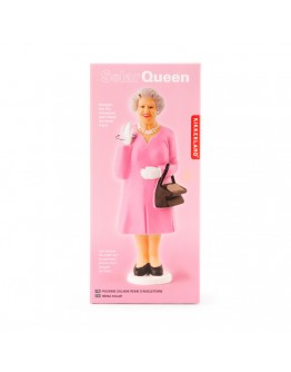 Kikkerland Solar Queen Pink dress  - Beeldje op zonne-energie