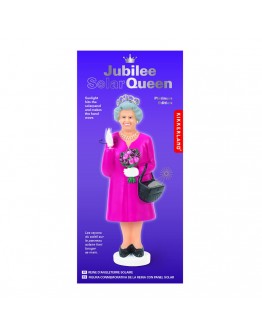 Kikkerland Solar Queen Jubilee Edition - Beeldje op zonne-energie