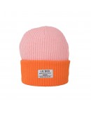 Lil'Boo muts Block Hygge beanie pink-orange