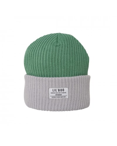 Lil'Boo muts Block Hygge beanie green-grey